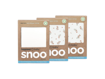 100% Organic Cotton Baby Bassinet Sheets for SNOO
