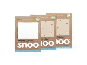 100% Organic Cotton Baby Bassinet Sheets for SNOO