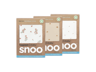 100% Organic Cotton Baby Bassinet Sheets for SNOO